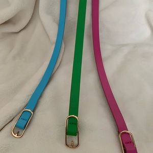 Leather Belts Set of 3